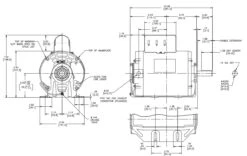 RS1034A Century 1/3 Hp (1 Speed) 115/230V 1800 RPM ODP 48Z Frame Cap Start Resilient Base Motor 7 RS1034A Century 1/3 Hp (1 Speed) 115/230V 1800 RPM ODP 48Z Frame Cap Start Resilient Base Motor -Electric Motor Warehouse Store 1034 line 39596.1632924505