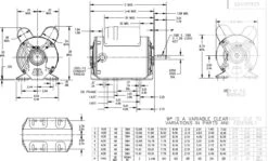C1161 Marathon 2 Hp (1 Speed) 115/208-230V 3600 RPM ODP 56H Frame Cap Start/Run Resilient Base Motor -Electric Motor Warehouse Store 1161 line 97166.1632843394