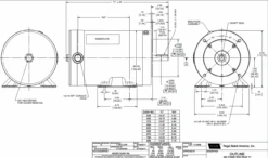 117275.00 Leeson Extreme Duck 1/2 Hp 1200 RPM 208-230/460V 3-Phase 56HC Frame TENV (base) Motor -Electric Motor Warehouse Store 1175 line 38378.1690569833