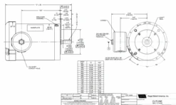 119499.00 Leeson Extreme Duck 2 Hp 1800 RPM 208-230/460V 3-Phase 56C Frame TEFC (no Base) Motor -Electric Motor Warehouse Store 119499 line 12328.1689359833