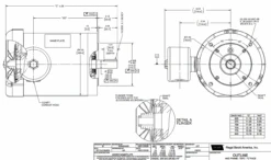 121910.00 Leeson Extreme Duck 2 Hp 3600 RPM 230/460V 3-Phase 145TC Frame TEFC (no Base) Motor -Electric Motor Warehouse Store 1210 line 72775.1690571799