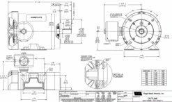 121879.00 Leeson Extreme Duck 1 1/2 Hp 3600 RPM 230/460V 3-Phase 143TC Frame TEFC (base) Motor -Electric Motor Warehouse Store 1279 line 34670.1690488509