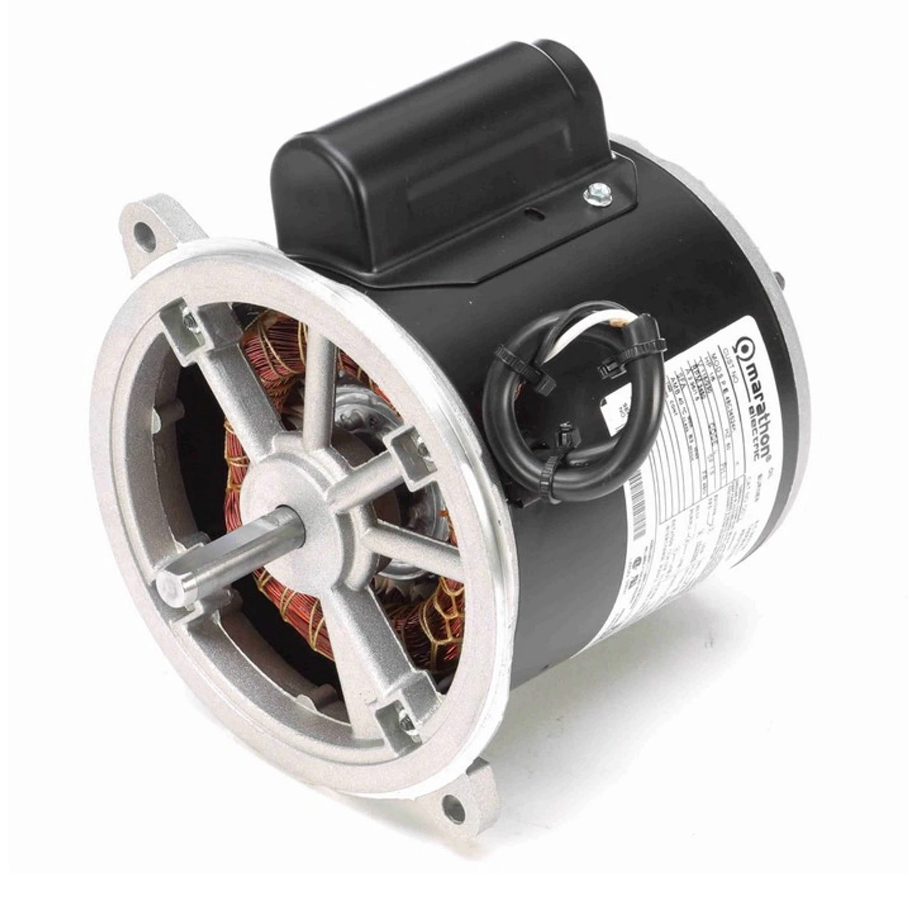 O012 Marathon 1/5 Hp (1 Speed) 115/230V 3450 RPM 48N Frame Cap Start Oil Burner Motor 2 O012 Marathon 1/5 Hp (1 Speed) 115/230V 3450 RPM 48N Frame Cap Start Oil Burner Motor - Image 2