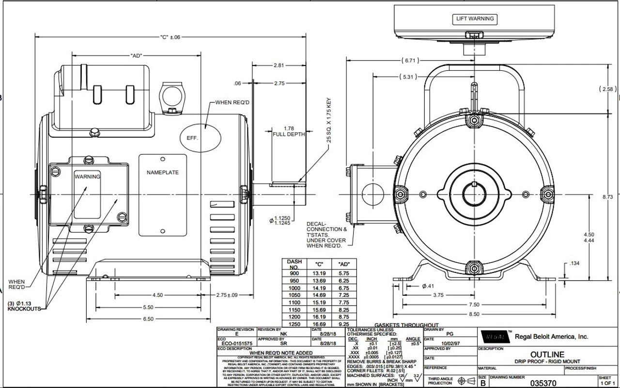 131560.00 Leeson | 5 Hp 1725 RPM 184T Frame ODP 208V 4 131560.00 Leeson | 5 Hp 1725 RPM 184T Frame ODP 208V - Image 4