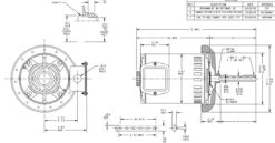 K1404 Marathon 3/4 Hp 3-phase 200-230/460V 1140 RPM Open 48Z Frame Canopy Condenser Fan Motor -Electric Motor Warehouse Store 1404 line 90482.1626877287