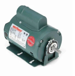 101405.00 Leeson 1/3 Hp 115V 1800 RPM ODP 48 Frame Cap Start/Run Resilient Base Motor
