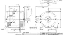 Y1484 Marathon 3 Hp (2 Speed) 200-230V 1800/900 RPM ODP 182T Frame 3-Phase Variable Torque Motor -Electric Motor Warehouse Store 1484 line 81222.1635778712