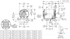 H165 Marathon 1/3 Hp (1 Speed) 115V 1800 RPM ODP 48Z Frame Resilient Base Blower Motor -Electric Motor Warehouse Store 165 line 82348.1630074312