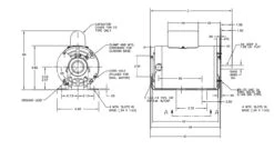 B171 Century 1/3 Hp (1 Speed) 115/208-230V 3600 RPM ODP 48 Frame Cap Start Resilient Base Motor -Electric Motor Warehouse Store 171 line 09090.1632855320