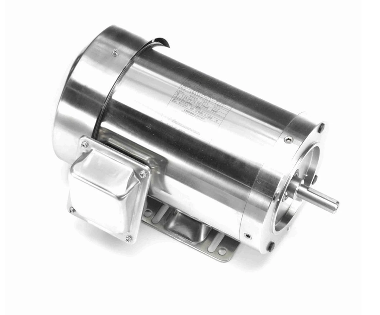 191417.00 Leeson 1 Hp 1200 RPM 208-230/460V 56HC Frame (Rigid Base) TEFC 3-Phase All-Stainless Wash-Down Motor 1 191417.00 Leeson 1 Hp 1200 RPM 208-230/460V 56HC Frame (Rigid Base) TEFC 3-Phase All-Stainless Wash-Down Motor