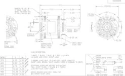 X018 Marathon 1/4 Hp 277V 1075 RPM (3 Speed) OPAO 48H Frame Blower Motor -Electric Motor Warehouse Store 18 line 07788.1627050963