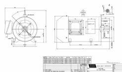 194010.00 Leeson SST Duck 20 Hp 3600 RPM 208-230/460V 3-Phase 256TC Frame TEFC (base) Motor -Electric Motor Warehouse Store 1911 line 73670.1691002435