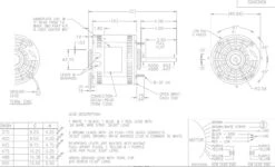 X019 Marathon 1/3 Hp 277V 1075 RPM (3 Speed) OPAO 48Y Frame Blower Motor -Electric Motor Warehouse Store 19 line 41112.1627064319