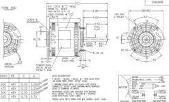 X020 Marathon 1/2 Hp 277V 1075 RPM (3 Speed) OPAO 48Y Frame Blower Motor -Electric Motor Warehouse Store 20 line 15247.1627398084