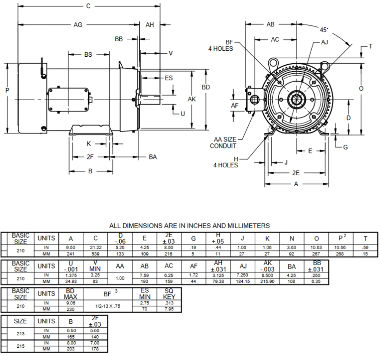 WDS10P2AC Nidec 10 Hp 1800 RPM 215TC All-Stainless (Rigid Base) 208-230/460V TEFC 3-Phase Washdown Motor 2 WDS10P2AC Nidec 10 Hp 1800 RPM 215TC All-Stainless (Rigid Base) 208-230/460V TEFC 3-Phase Washdown Motor - Image 2
