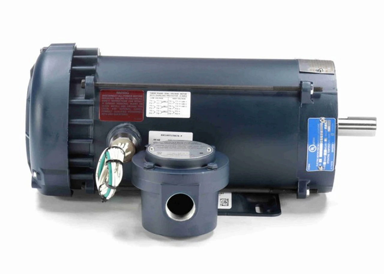 121921.00 Leeson 2 Hp 1800 RPM 230/460V 145TC Frame TEFC Explosion-Proof (Rigid Base) 3-Phase Motor 3 121921.00 Leeson 2 Hp 1800 RPM 230/460V 145TC Frame TEFC Explosion-Proof (Rigid Base) 3-Phase Motor - Image 3