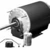 2203 Nidec 1 Hp 1075 RPM 208-230/460V 6.5" Dia. (No Base) 1-Speed Enclosed Condenser Motor