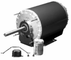 2203 Nidec 1 Hp 1075 RPM 208-230/460V 6.5" Dia. (No Base) 1-Speed Enclosed Condenser Motor