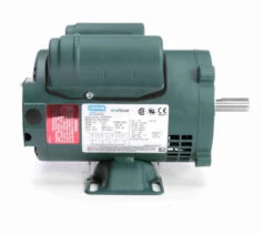 E103023.00 Leeson 1/3 Hp 1800 RPM 115/230V 56C Frame ODP Rigid-Base C-Face Motor -Electric Motor Warehouse Store 23 side 70132.1639412715