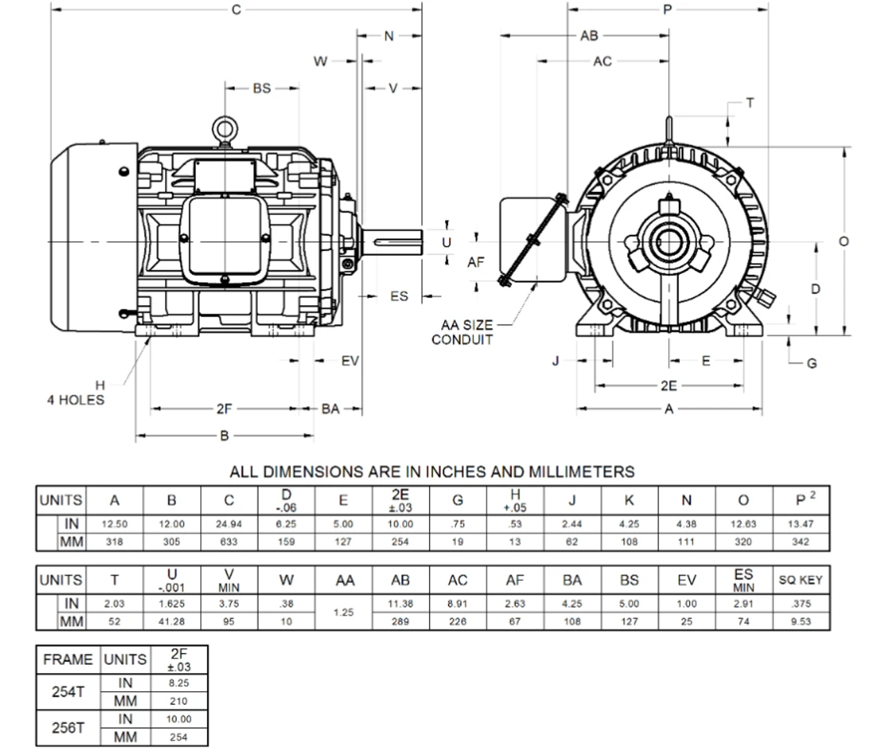HD20V2B Nidec 20 Hp 1800 RPM 256T (Rigid Base Cast Iron) 230/460V TEFC Inverter-Duty 3-Phase Motor 2 HD20V2B Nidec 20 Hp 1800 RPM 256T (Rigid Base Cast Iron) 230/460V TEFC Inverter-Duty 3-Phase Motor - Image 2