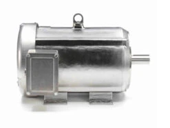 140826.00 Leeson 7 1/2 Hp 1800 RPM 230/460V 213TC Frame (Rigid Base) TEFC 3-Phase Premium-Stainless Wash-Down Motor -Electric Motor Warehouse Store 26 side 91734.1644435102