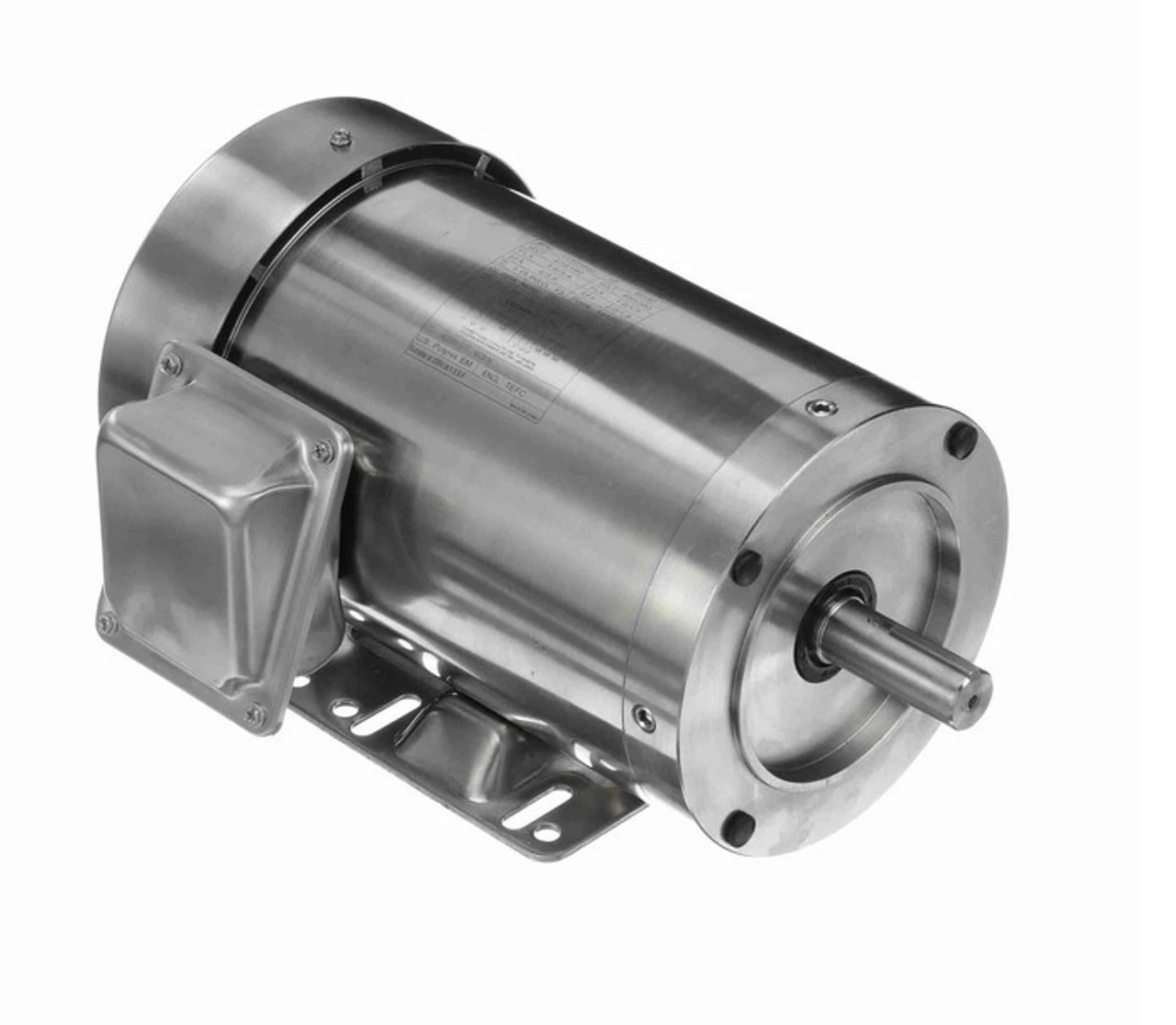 191528.00 Leeson 1 Hp 1200 RPM 208-230/460V 145TC Frame (Rigid Base) TEFC 3-Phase All-Stainless Wash-Down Motor 1 191528.00 Leeson 1 Hp 1200 RPM 208-230/460V 145TC Frame (Rigid Base) TEFC 3-Phase All-Stainless Wash-Down Motor