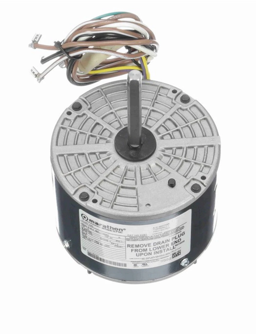 X297 Marathon 1/3 Hp 208-230V 1075 RPM TEAO Shaft Down 48Z Frame Condenser Fan Motor 2 X297 Marathon 1/3 Hp 208-230V 1075 RPM TEAO Shaft Down 48Z Frame Condenser Fan Motor - Image 2