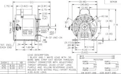 X303 Marathon 1/4 Hp (1 Speed) 115V 1200 RPM TEAO 48Z Frame PSC Resilient Base Motor -Electric Motor Warehouse Store 303 line 37077.1634574966