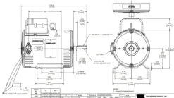 Z305A Marathon 5 HP 3600 RPM 184TZ Frame 230V DPAO Crop Dryer Motor -Electric Motor Warehouse Store 305 line 80146.1624301194