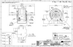 Century 320 Motor | 1/15 Hp 1050 RPM 3-Speed 5" Diameter 208-230 Volts -Electric Motor Warehouse Store 320 dims 76498.1662558084