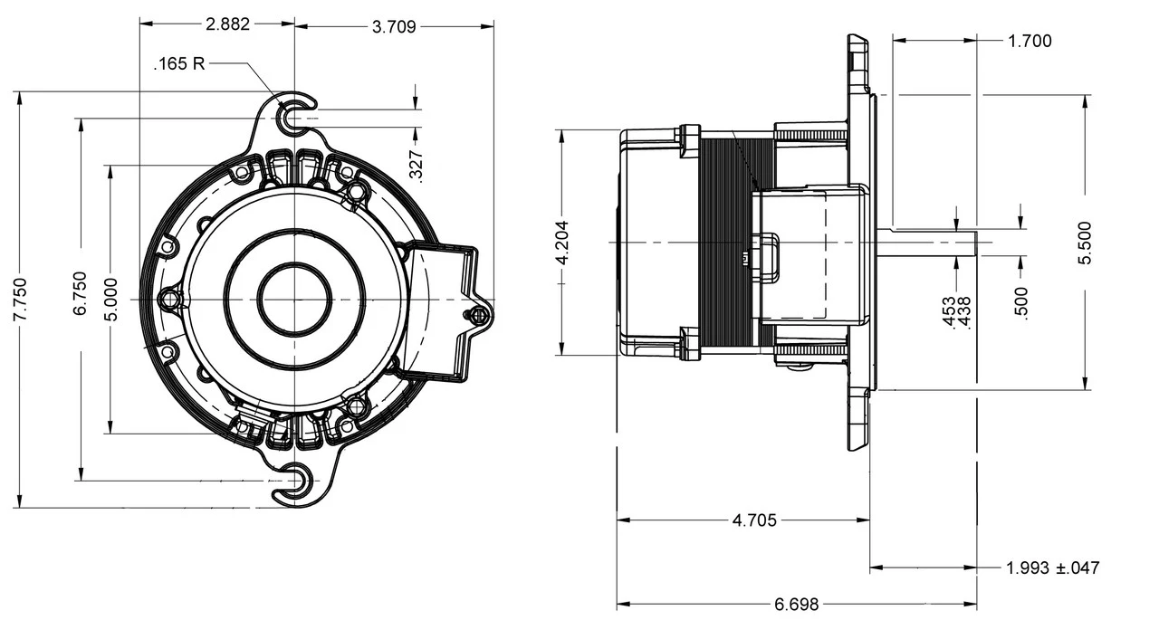 3274 Nidec | 1/7 Hp 3450 RPM 1-Speed 115V, 48M Oil Burner Motor 2 3274 Nidec | 1/7 Hp 3450 RPM 1-Speed 115V, 48M Oil Burner Motor - Image 2