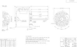 X037 Marathon 1/3 Hp 460V 1075 RPM (2 Speed) OPAO 48Y Frame Blower Motor -Electric Motor Warehouse Store 37 line 91879.1627306854