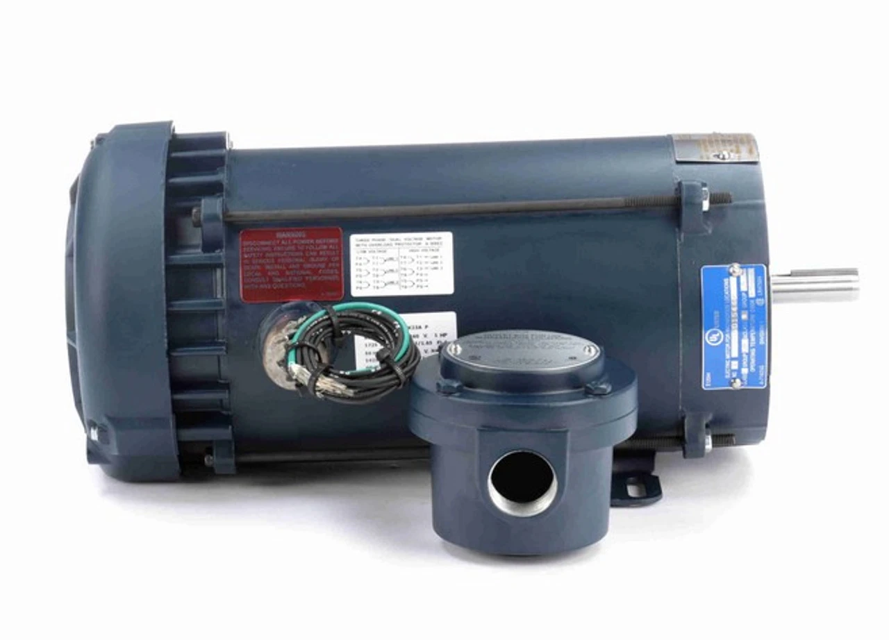 119437.00 Leeson 1 Hp 1800 RPM 230/460V 56C Frame TEFC Explosion-Proof (Rigid Base) 3-Phase Motor 3 119437.00 Leeson 1 Hp 1800 RPM 230/460V 56C Frame TEFC Explosion-Proof (Rigid Base) 3-Phase Motor - Image 3