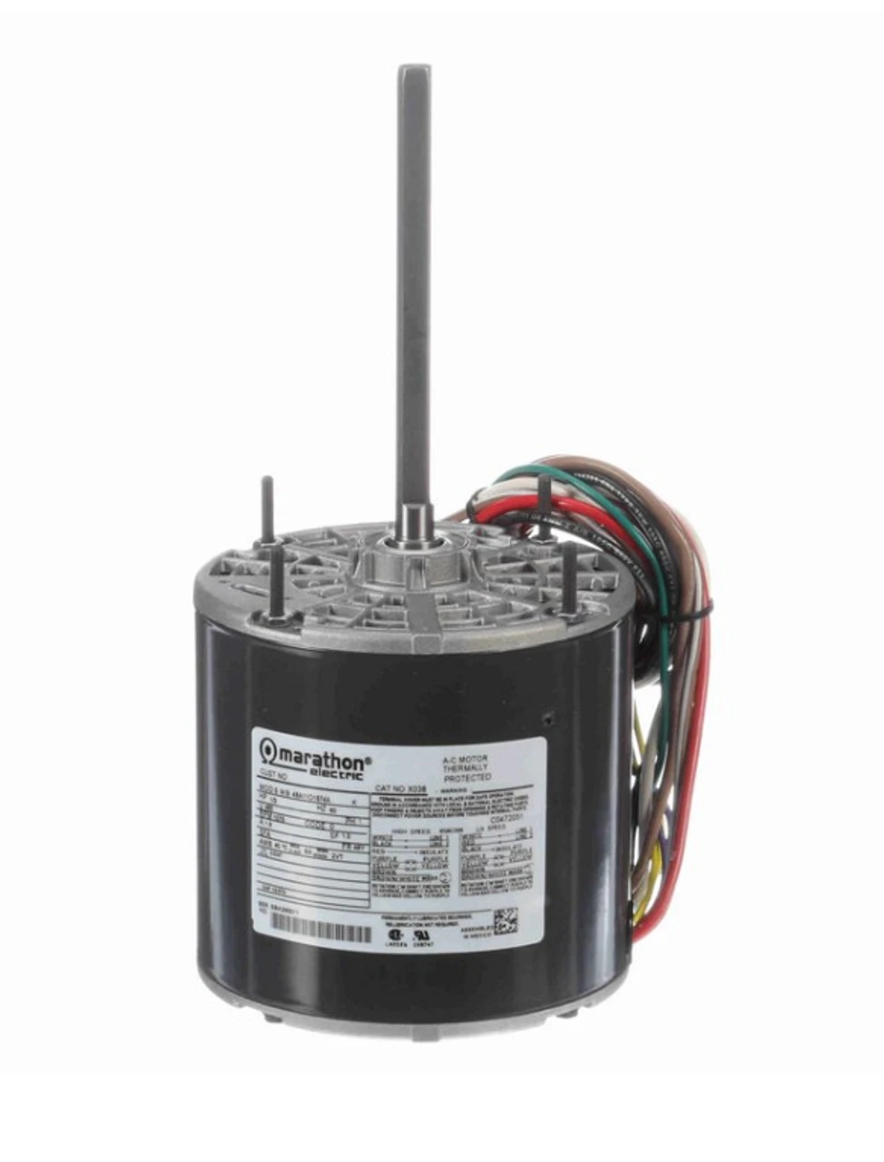 X038 Marathon 1/2 Hp 460V 1075 RPM (2 Speed) OPAO 48Y Frame Blower Motor 1 X038 Marathon 1/2 Hp 460V 1075 RPM (2 Speed) OPAO 48Y Frame Blower Motor