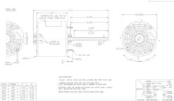 X038 Marathon 1/2 Hp 460V 1075 RPM (2 Speed) OPAO 48Y Frame Blower Motor 5 X038 Marathon 1/2 Hp 460V 1075 RPM (2 Speed) OPAO 48Y Frame Blower Motor -Electric Motor Warehouse Store 38 line 36678.1627584199