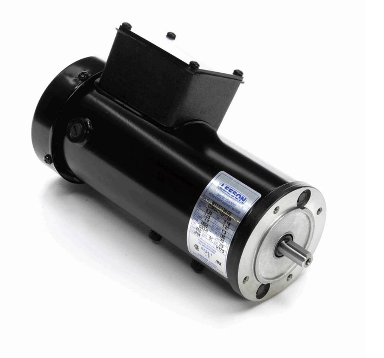 M1130139.00 Leeson 0.25 KW 1800 RPM 180VDC 63D Frame IP54 (No Base) TEFC Controllable DC Motor 1 M1130139.00 Leeson 0.25 KW 1800 RPM 180VDC 63D Frame IP54 (No Base) TEFC Controllable DC Motor