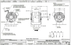 4125 Nidec | 1/30 Hp 1100 RPM 3-Speed 115-127V; 5.0" Blower Motor 5 4125 Nidec | 1/30 Hp 1100 RPM 3-Speed 115-127V; 5.0" Blower Motor -Electric Motor Warehouse Store 4125 dim 12095.1568894606