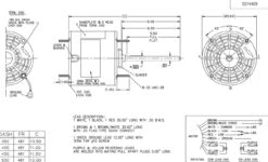 X415 Marathon 1/3 Hp 208-230V 1075 RPM TEAO 48Y Frame Condenser Fan Motor -Electric Motor Warehouse Store 415 line 35712.1625851040