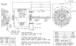 X424 Marathon 1/3 Hp 460V 1075 RPM OPAO 48Y Frame Condenser Fan Motor -Electric Motor Warehouse Store 424 line 73927.1625170541