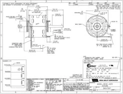 Model 429 Century 1/5 Hp 1050 RPM 3-Speed CW 5" Diameter 208-230V Century # 429 -Electric Motor Warehouse Store 429 dims 93976.1603379404
