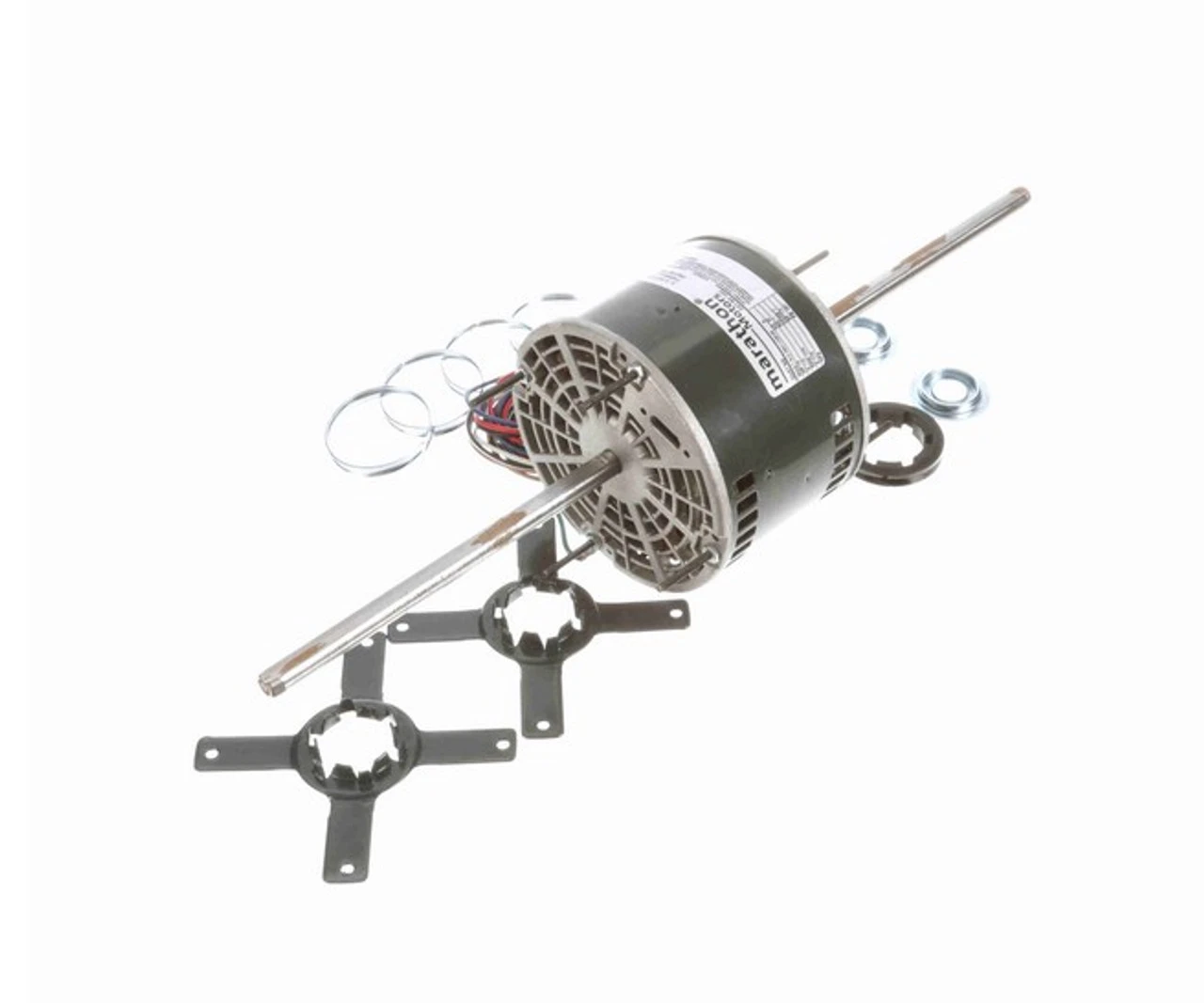 X042 Marathon 1/6 Hp 115V 1075 RPM (3 Speed) OPAO 48Y Frame Double-Shaft Blower Motor 2 X042 Marathon 1/6 Hp 115V 1075 RPM (3 Speed) OPAO 48Y Frame Double-Shaft Blower Motor - Image 2