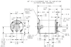 4319 Marathon 1/3 Hp (2 Speed) 115V 1800/1200 RPM ODP 48 Frame Resilient Base Blower Motor 7 4319 Marathon 1/3 Hp (2 Speed) 115V 1800/1200 RPM ODP 48 Frame Resilient Base Blower Motor -Electric Motor Warehouse Store 4319 line 08939.1629482618