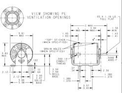 4322 Marathon 1/6 Hp (2 Speed) 115V 1800/1200 RPM ODP 48 Frame Resilient Base Blower Motor -Electric Motor Warehouse Store 4322 line 79555.1628019362