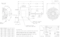 X442 Marathon 1/3 Hp 208-230V 1075 RPM OPAO Shaft Down 48Z Frame Condenser Fan Motor -Electric Motor Warehouse Store 442 line 22553.1625672750