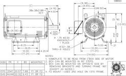 Y456 Marathon 7 1/2 Hp (2 Speed) 200-230V 1800/1200 RPM ODP 254T Frame 3-Phase Variable Torque Motor -Electric Motor Warehouse Store 456 line 80337.1635955462