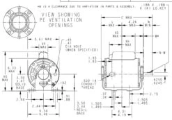 C457 Marathon 1/3 Hp (1 Speed) 110/220V 1500 RPM ODP 56 Frame Cap Start Resilient Base Motor -Electric Motor Warehouse Store 457 line 50937.1631722326