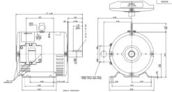 Y468A Marathon 3 Hp (2 Speed) 460V 1800/900 RPM ODP 182T Frame 3-Phase Variable Torque Motor -Electric Motor Warehouse Store 468 line 09657.1635878121