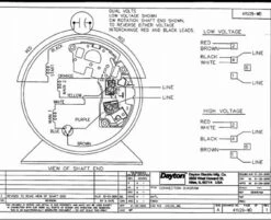4YU29 Dayton 3/4 HP Direct Drive Blower Motor 1725 RPM 115/230V -Electric Motor Warehouse Store 4YU29WIRE 49791.1462909307