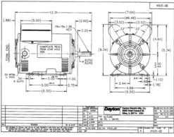 1.5 Hp Belt Drive Blower Cap Start Motor 1725 RPM 115/208-230V Dayton 4YU31 6 1.5 Hp Belt Drive Blower Cap Start Motor 1725 RPM 115/208-230V Dayton 4YU31 -Electric Motor Warehouse Store 4YU31ADIM 36651.1463224595