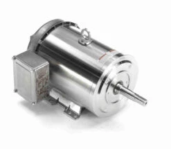 132451.00 Leeson 5 Hp 3600 RPM 230/460V 184JM Frame (With Base) TEFC 3-Phase All-Stainless Wash-Down Motor